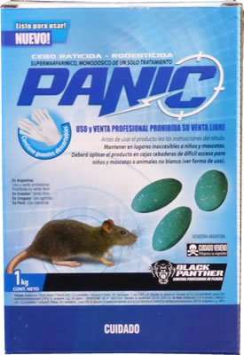 Veneno Para Ratas Cebo En Bloque Panic X1kg
